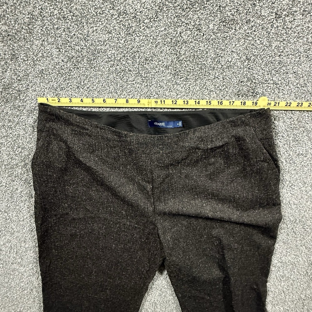 Eloquii The Limited Women's Size 18 Brown Straight Leg Career Pants Side Zip - Picture 8 of 9